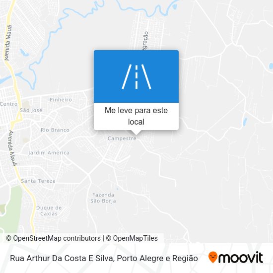 Rua Arthur Da Costa E Silva mapa