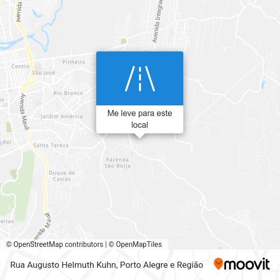 Rua Augusto Helmuth Kuhn mapa