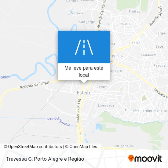 Travessa G mapa