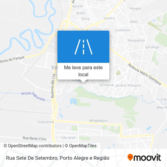 Rua Sete De Setembro mapa