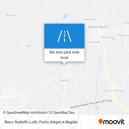 Beco Rudolfo Loth mapa