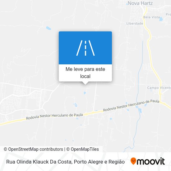 Rua Olinda Klauck Da Costa mapa