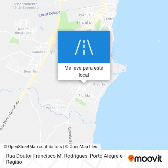 Rua Doutor Francisco M. Rodrigues mapa