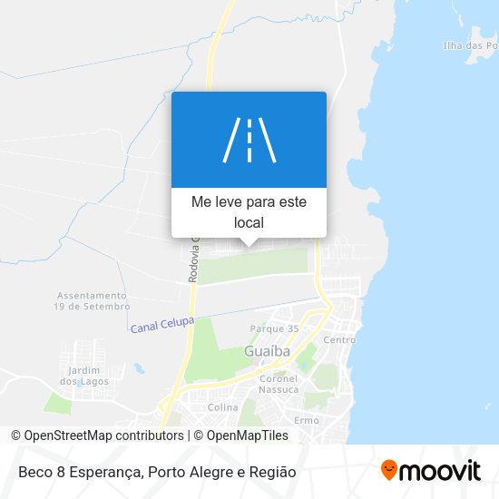 Beco 8 Esperança mapa