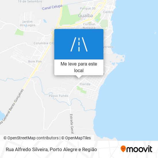 Rua Alfredo Silveira mapa