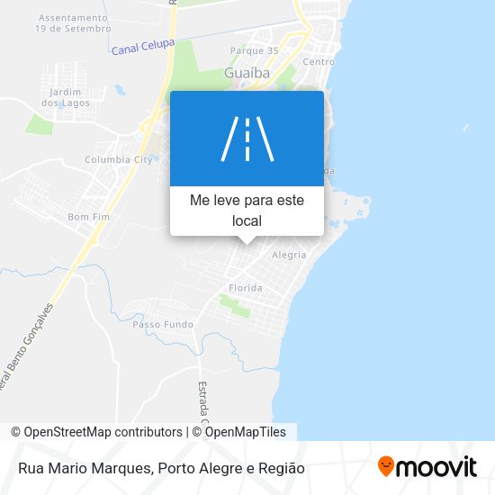 Rua Mario Marques mapa