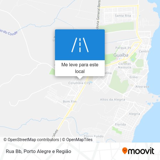 Rua Bb mapa