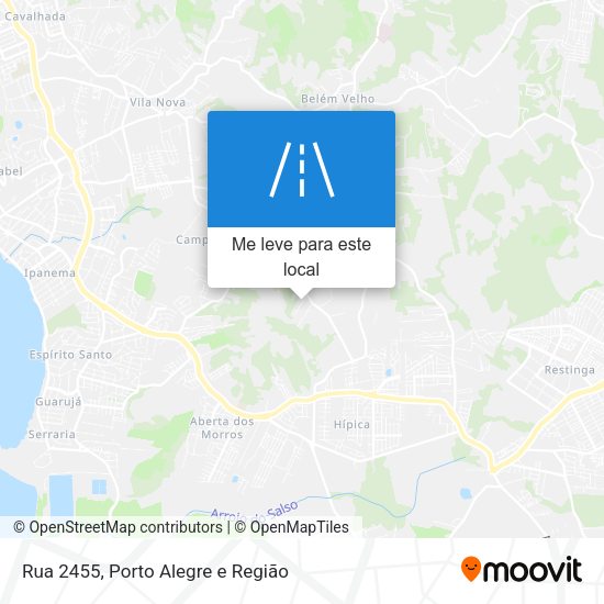 Rua 2455 mapa