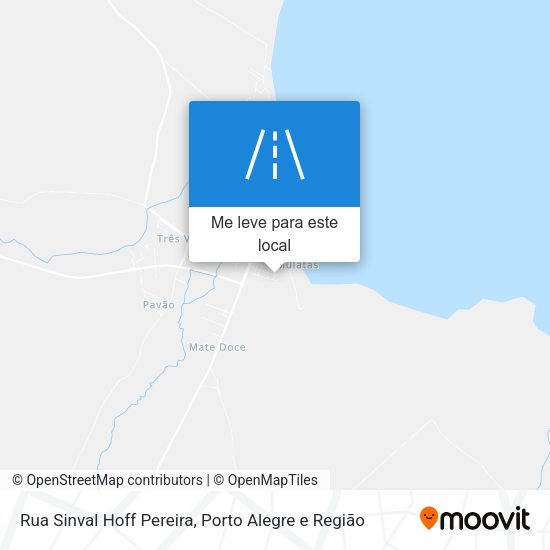 Rua Sinval Hoff Pereira mapa