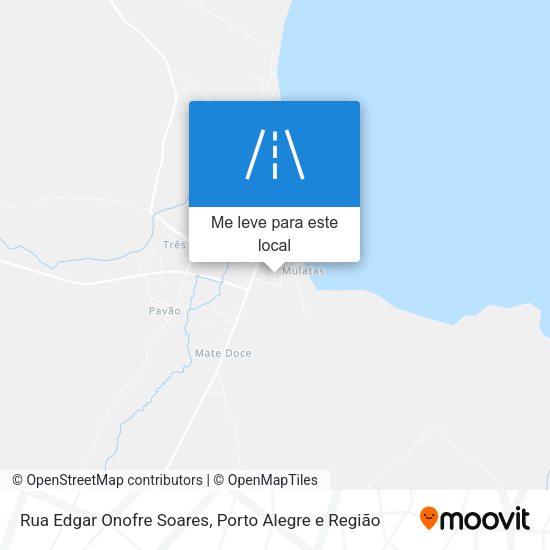 Rua Edgar Onofre Soares mapa