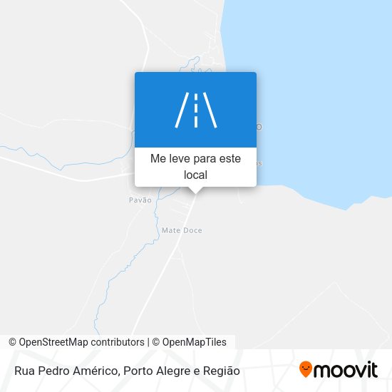 Rua Pedro Américo mapa