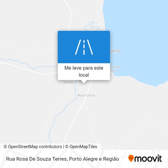 Rua Rosa De Souza Terres mapa