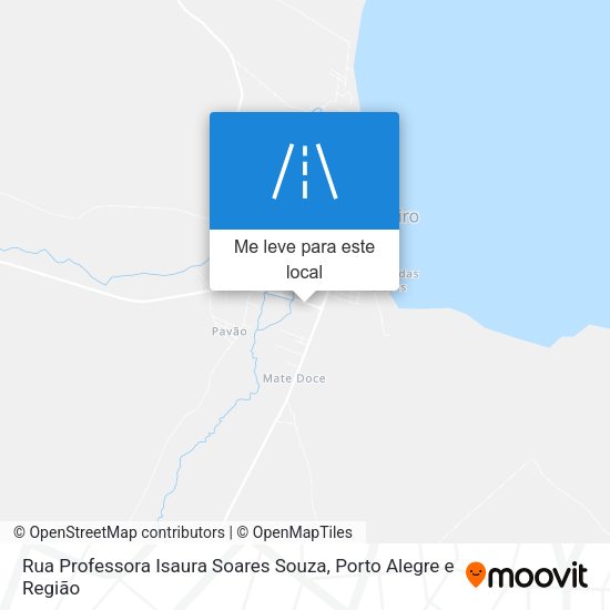 Rua Professora Isaura Soares Souza mapa