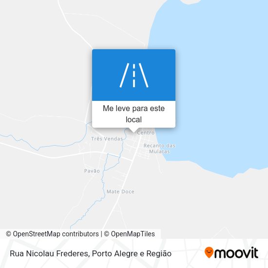 Rua Nicolau Frederes mapa