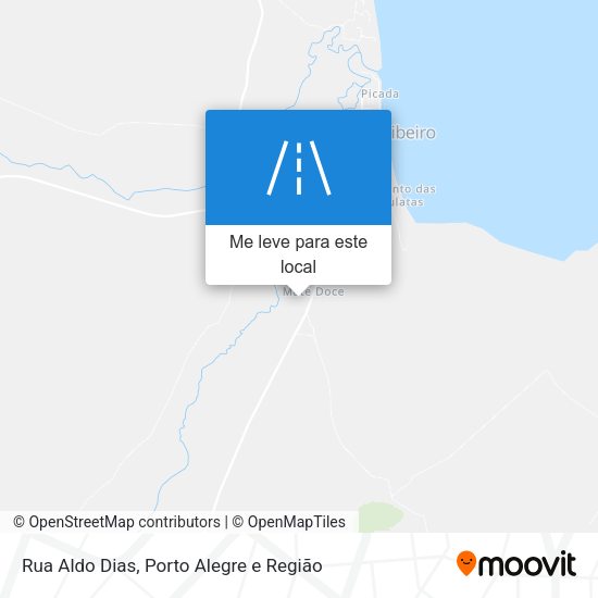 Rua Aldo Dias mapa