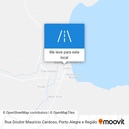 Rua Doutor Maurício Cardoso mapa
