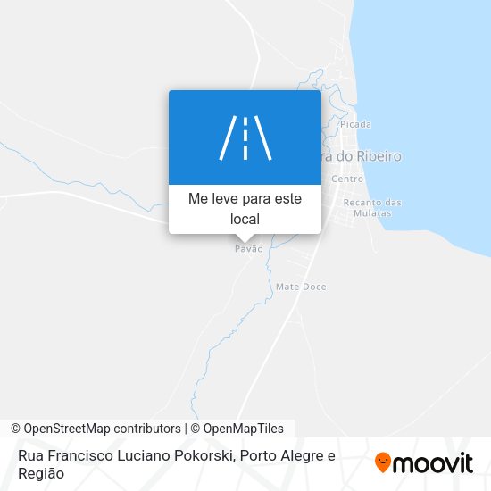 Rua Francisco Luciano Pokorski mapa