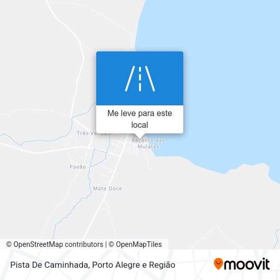 Pista De Caminhada mapa