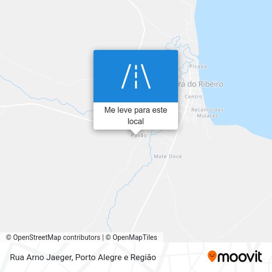 Rua Arno Jaeger mapa