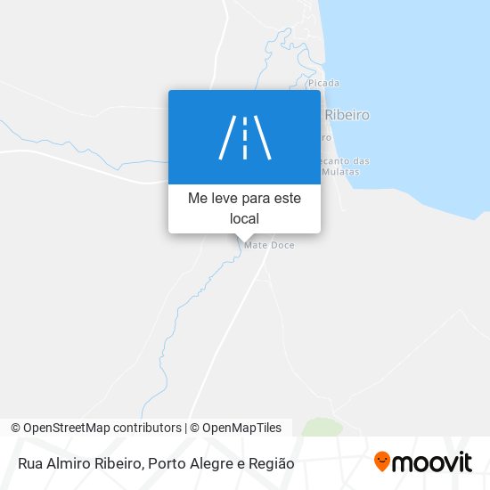 Rua Almiro Ribeiro mapa