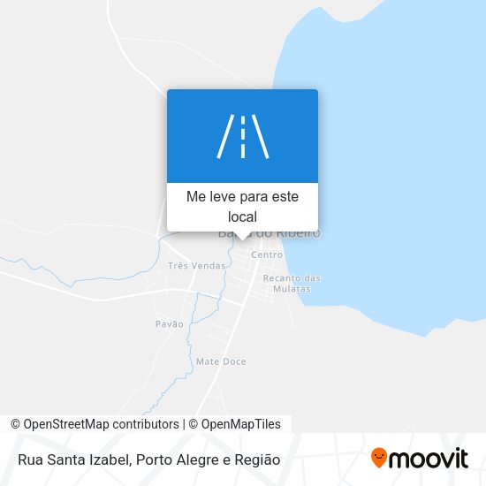 Rua Santa Izabel mapa
