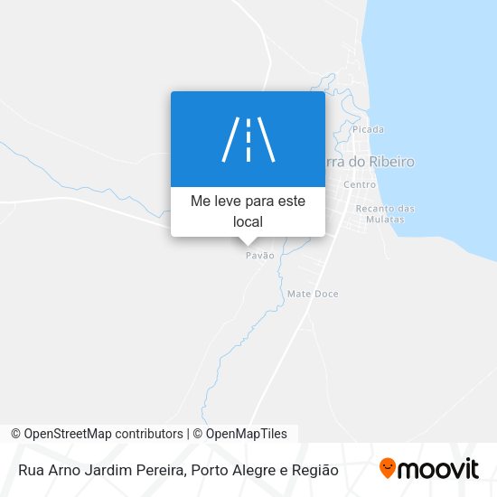 Rua Arno Jardim Pereira mapa