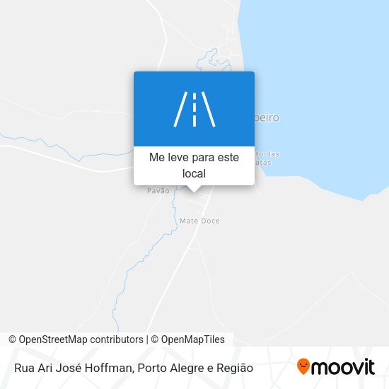 Rua Ari José Hoffman mapa