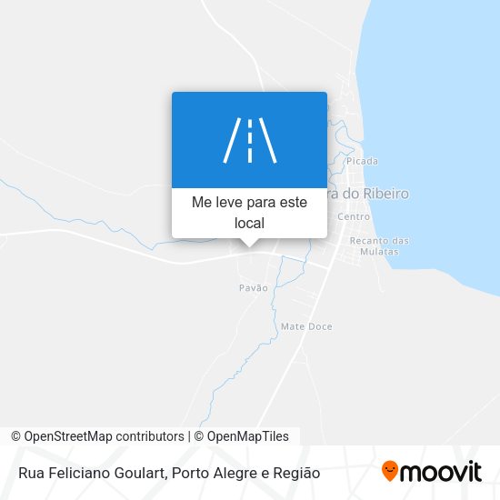 Rua Feliciano Goulart mapa