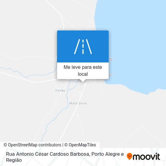 Rua Antonio César Cardoso Barbosa mapa