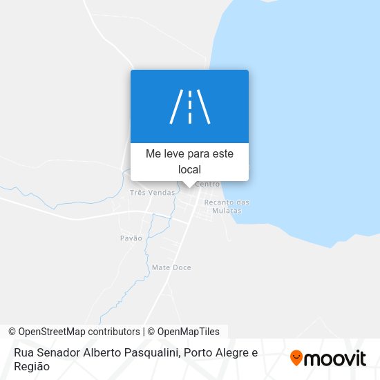 Rua Senador Alberto Pasqualini mapa