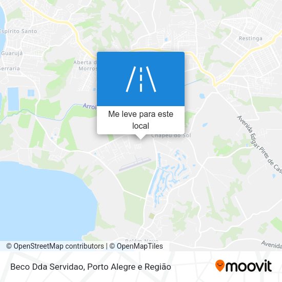 Beco Dda Servidao mapa