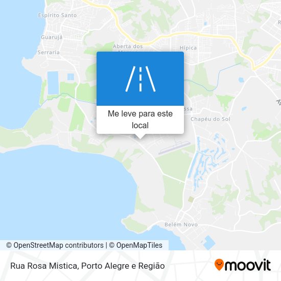 Rua Rosa Mistica mapa