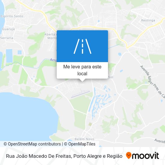 Rua João Macedo De Freitas mapa