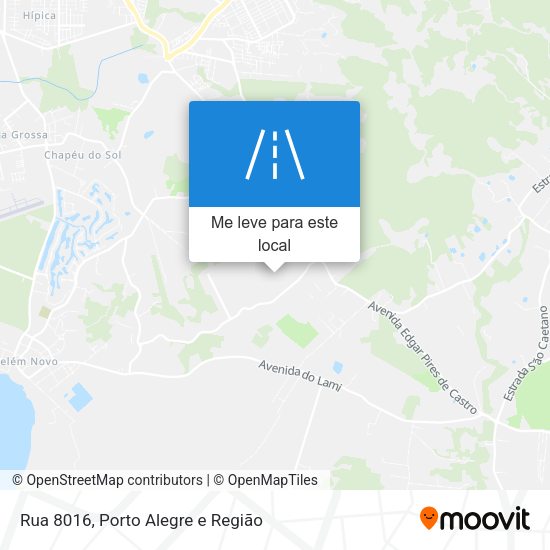Rua 8016 mapa