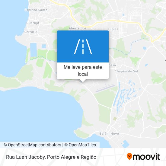 Rua Luan Jacoby mapa