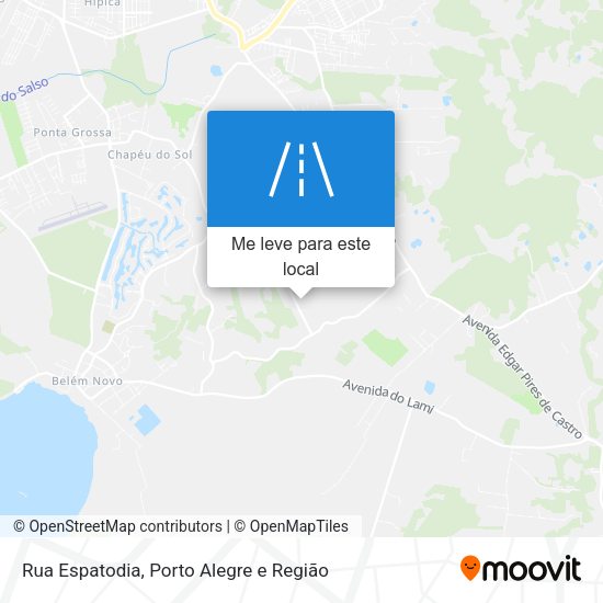 Rua Espatodia mapa