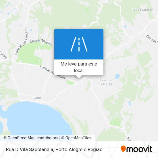 Rua D Vila Sapolandia mapa