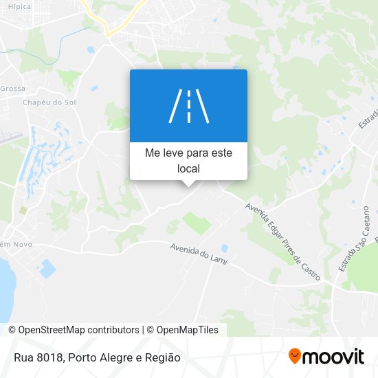 Rua 8018 mapa