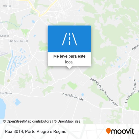 Rua 8014 mapa