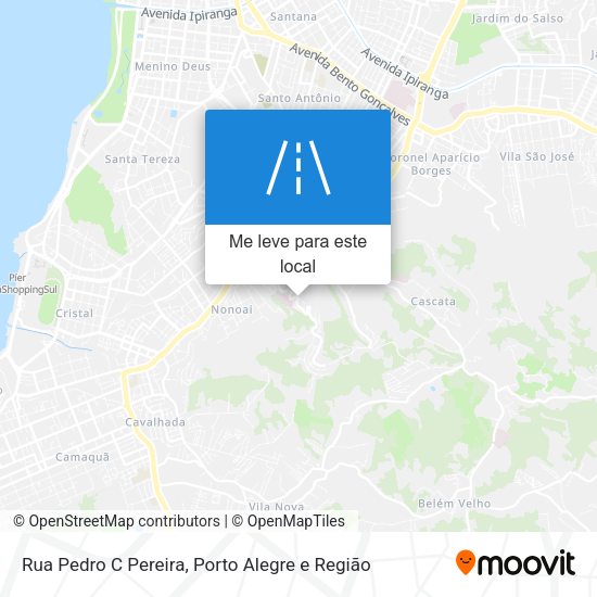 Rua Pedro C Pereira mapa