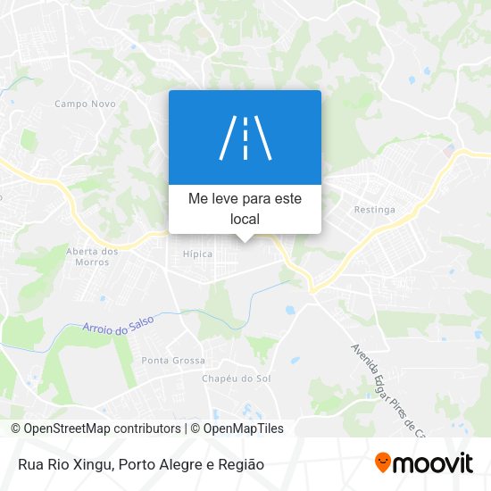 Rua Rio Xingu mapa