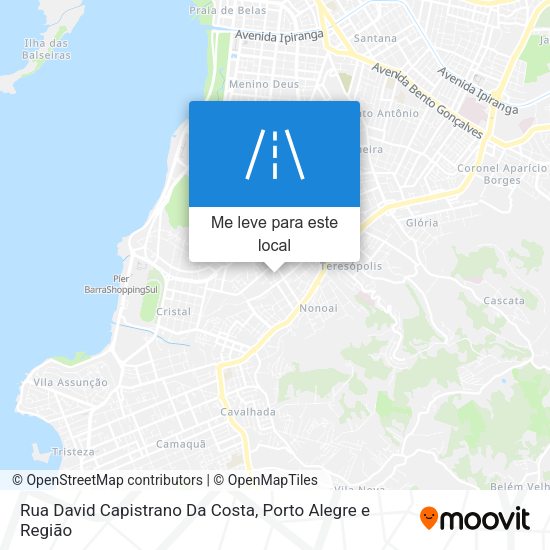 Rua David Capistrano Da Costa mapa