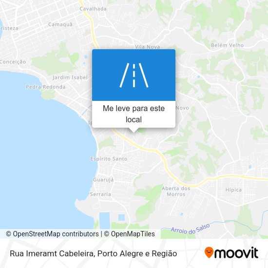 Rua Imeramt Cabeleira mapa
