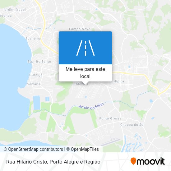Rua Hilario Cristo mapa