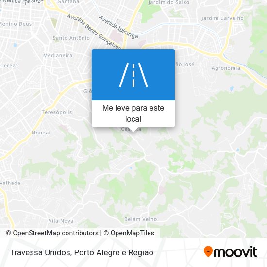 Travessa Unidos mapa