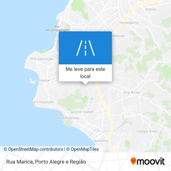 Rua Marica mapa