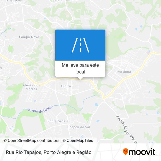 Rua Rio Tapajos mapa