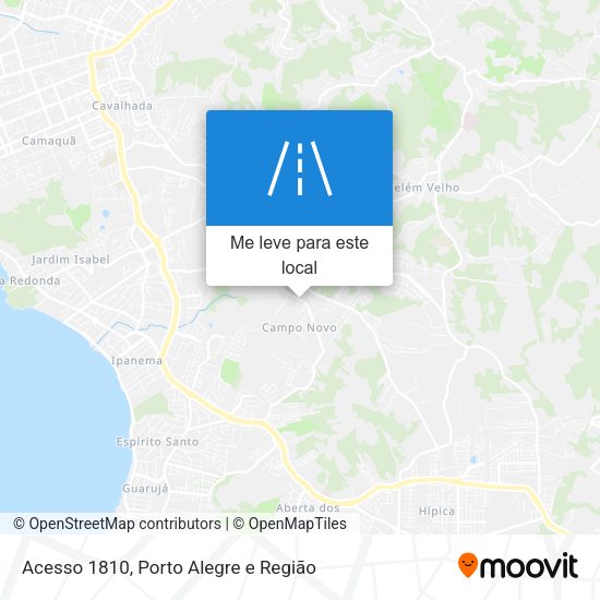 Acesso 1810 mapa