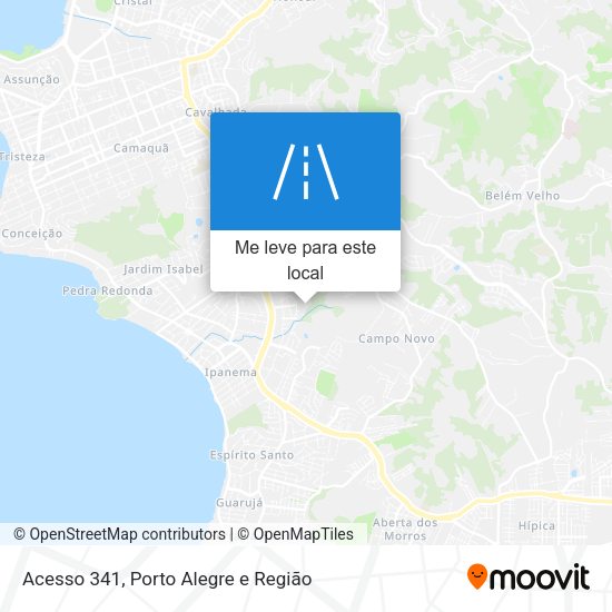 Acesso 341 mapa