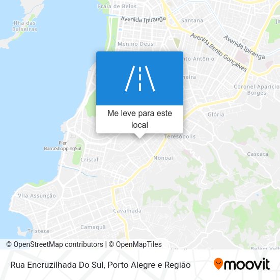Rua Encruzilhada Do Sul mapa
